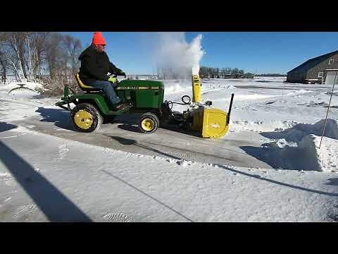 John Deere 332 Quick Hitch and Front PTO: Part 2 - Blower Install