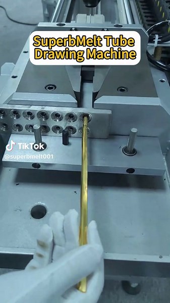 ‏Tube drawing machine #jewelry #castingmachine #manufacturing #machine