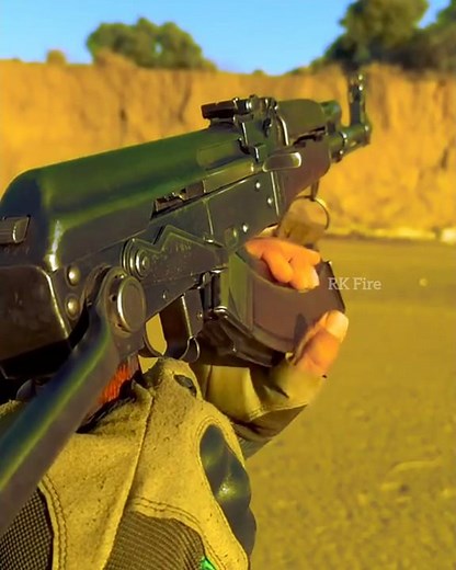 AK-74 Rifle Shooting Test | Legendary Russian Assault Rifle 🔥 #Shorts