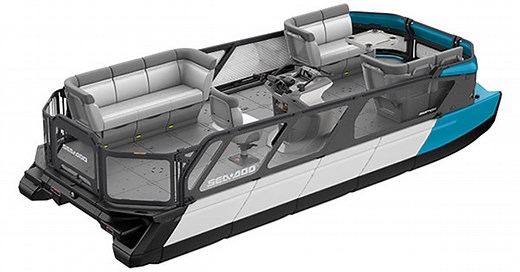 Sea-Doo Launches Jet-Propulsion Pontoon