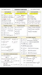 34K views · 84 reactions | Nombre complexe 3andi e7ses bech yji demain 樂 | Bac.org.tn | Facebook