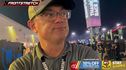 "Ty (Gibbs') just a passenger right there, there's nothing he can do about it." - Chris Gabehart on the incident between Gibbs, Daniel Suarez and Tyler Reddick. Gabehart also talks about the fire on Gibbs' car. #NASCAR Presenting Partner: My Place Hotels | Frontstretch