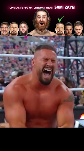 Top 6 Sami Zayn Last 6 PPV Matchs #wwe #wwewrestler #samizyan