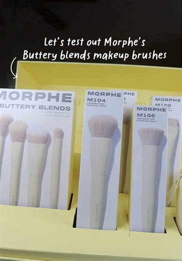 Trying @Morphe Cosmetics Buttery Blends Brush Collection and I am truly obsessed. 🤩💛 From the very first use, you can feel how incredibly soft and high-quality these brushes are. They glide so smoothly on the skin and blend products effortlessly, whether it’s foundation, concealer, bronzer, blush, or eyeshadow.💛✨ What I love most is how evenly they apply makeup without leaving streaks or patchiness. The bristles feel gentle on the skin but still pick up the perfect amount of product, making e