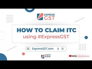 How to Claim ITC using #ExpressGST