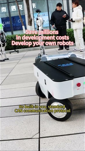 Wheeled robot chassis, supporting secondary development and function expansion.#robotchassis #robot
