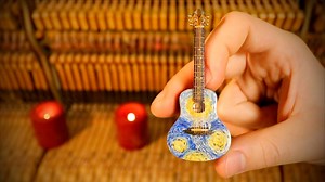 40K views · 950 reactions | Creating the World's Smallest Starry Night Guitar! | Jay Baron | Facebook