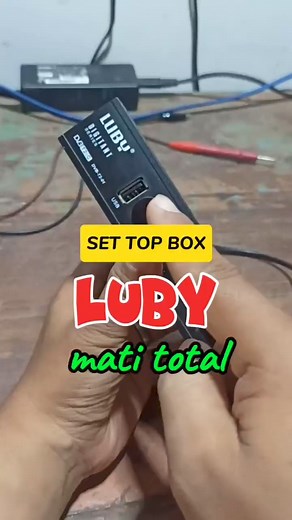 Set top box LUBY mati total #electronic #Reels #viral #tvdigital #settopbox | Belajar Servis Elektronika