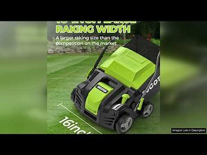 BUCOTOD 2-IN-1 16-Inch Dethatcher & Scarifier Electric Corded, 15 Amp Copper Motor, Review