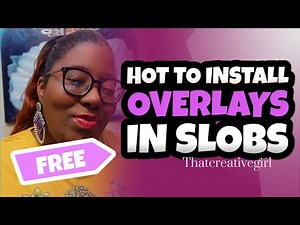 How to setup a overlay in Streamlabs OBS & GET FREE CUTE OVERLAYS