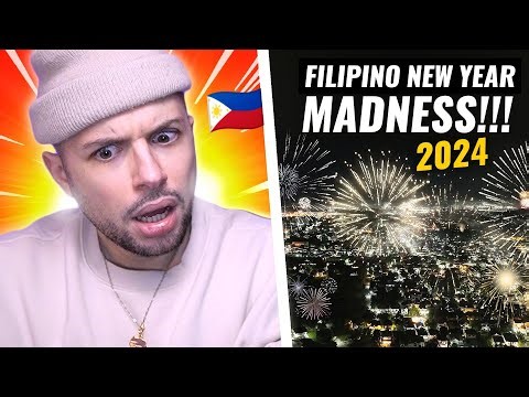 Filipinos take new year's celebration VERY SERIOUSLY!