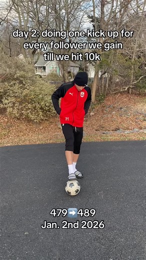 Soccer Juggling Challenge: Follow for Every Kick Up