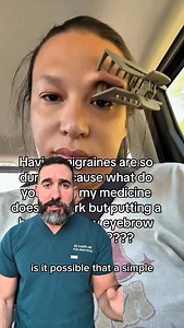 headache doctor explains the eyebrow hairclip migraine hack #migrainerelief #migraine #lifehack #doctorexplains credit: tantrumsandtotals tt | Dr Painkiller