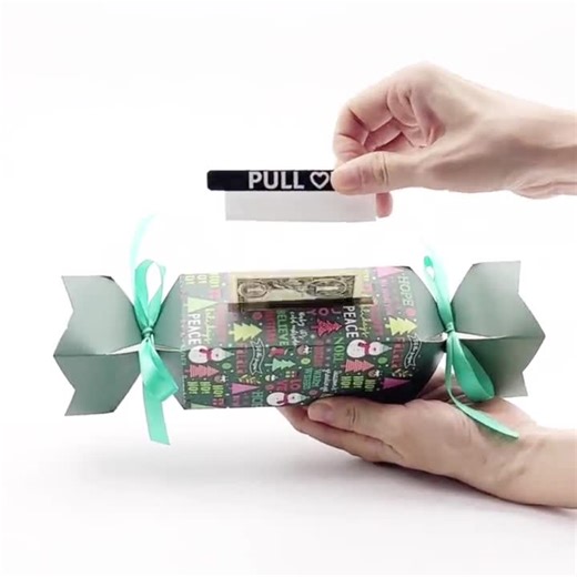 Christmas Money Pull Out Box: Unique Holiday Cash Gift - Etsy
