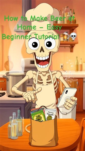 How to Make Beer at Home – Easy Beginner Tutorial 🍺 #animation #3danimation #homebrewery #diybeer