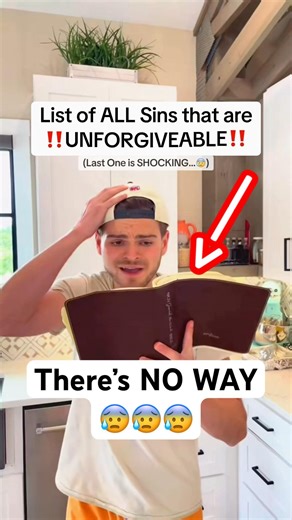 The List of UNFORGIVABLE Sins‼️✝️😳 (Are YOU Guilty??😰)