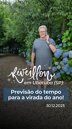 Ronaldo Coutinho | Previsão do tempo para Ubatuba SP, Réveillon 31/12 e 01/01/2026 Atendendo ao pedido da @analemaeventos, trazemos a previsão do tempo para... | Instagram