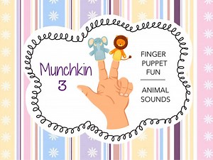 Munchkin 3 - Animal Finger Puppets
