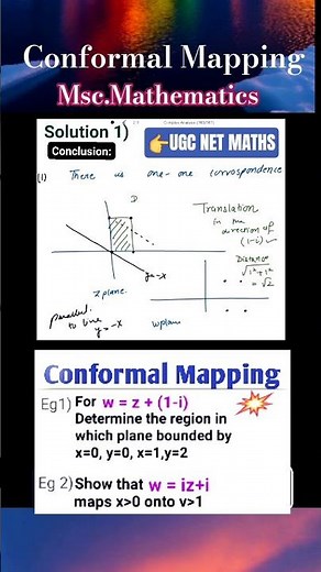 Conformal Mapping | Msc.mathematics #complexanalysis #mscmathematics #ugcnetmaths #shorts #mscmaths