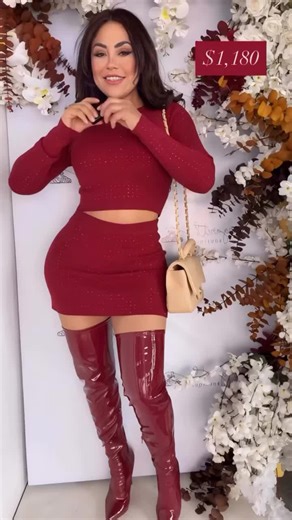 Nuevo modelo de set de moda con brillitos