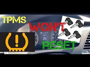 How to fix Hyundai TPMS not resetting issue