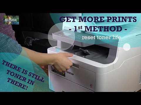 Get More Prints out of your Cartrigde - 1st Method - Reset Toner Life