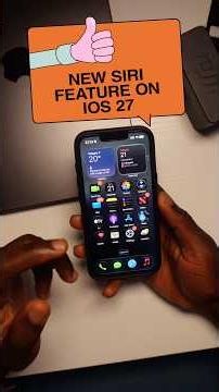New Siri feature on iOS 27 you need to try #siri #ios27