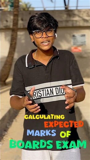 Calculating Expected Marks Of Boards Exam 🥲🥲 #kavishart0205 #kavishart