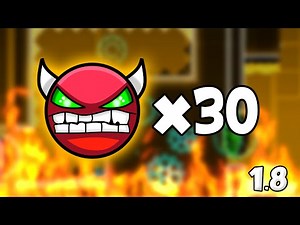 ¡30 Niveles Demon fáciles en Geometry Dash!