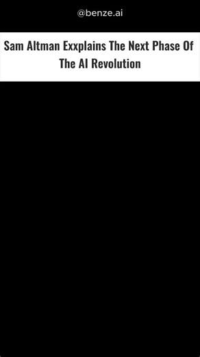 ⌬ AI | Sam Altman's AI Vision OpenAI CEO Sam Altman takes the TED stage to discuss the future of AI, from ChatGPT and AI agents to the quest for... | Instagram