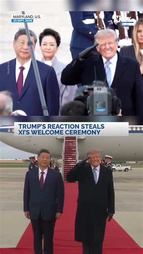 Trump’s Reaction to Military Flyover During Xi Welcome Goes Viral