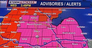 6 to 12  inches of snow likely in Mid-Michigan; Winter Storm Watch issued