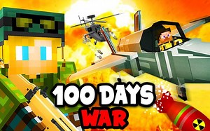 我的世界：10个战队生死激战，第一视角100天生存！