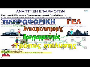 9.01 Αντικειμενοστραφής Προγραμματισμός:Τρόπος επίλυσης