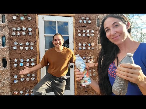 How We Make and Use Bottle Bricks (Eco Bricks) To Build Our Shed Wall