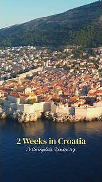 2 Weeks in Croatia: A Backpacking Itinerary #travel #europe