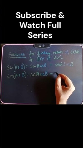 Trigonometry Addition & Subtraction | Sin & Cos Formulas