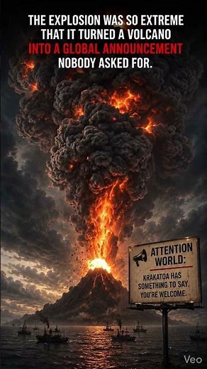 The Loudest Sound in History 🌍💥 | Krakatoa’s Insane Eruption Explained | #Sciencetelly #Krakatoa