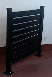 [Hot Item] Aluminum Durable Garden and Yard Slat Panel Fence Easy-Installed