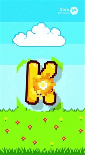 K is for Kangaroo | 8‑Bit Alphabet Learning for Kids #alphabetlearning #ABCLearning #kidslearning