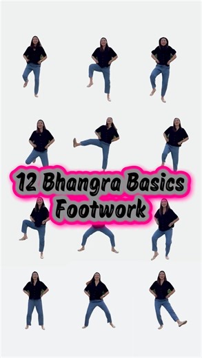 Sus on Instagram: "Master these 12 essential Bhangra footwork steps, and you’ll have the foundation to learn almost every other move easily. Khulla step is also known as General Bhangra and Bhangra Chaal, and Chaffa is also known as Pakha."