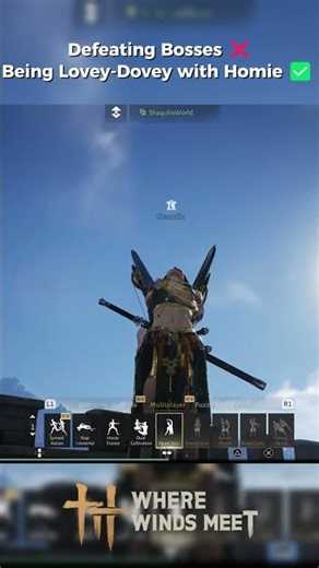 Two Crazy Homie's ( My Wife in game ) at Revelry Hall | Heart You Dance – Where Winds Meet