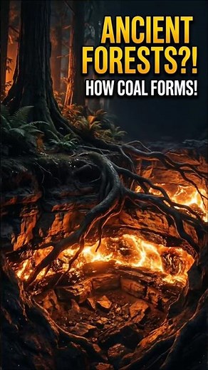 How Coal Forms Underground ⛏️ Explained | #shorts