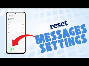 How to Reset Messages Settings on Samsung Galaxy A55