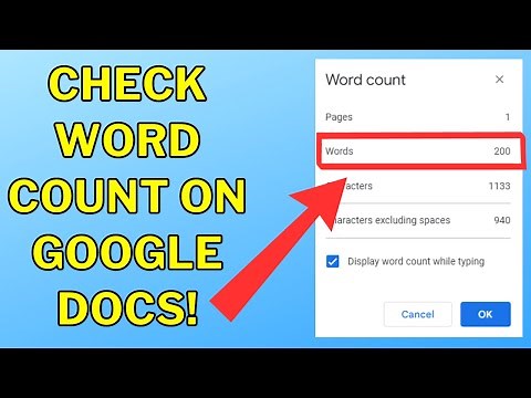 How to find out how many words you typed on google docs (Easy 2025)