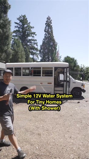 110K views · 2.4K reactions | Simple water system for Skoolies, Van Conversions, and Tiny Homes (With Shower). FULL VIDEO ON YT WITH MATERIALS LIST: https://youtu.be/ZI62YqysDqA?si=prU6PgRqe5p2PQdm Thanks to Aus J Water Solutions for sponsoring the video. https://ausj.com.au #skoolie #skoolieconversion #schoolbusconversion #busconversion #vanlife #buslife #tinyhome #plumbing #offgrid #diy | Isaac Turner | Facebook