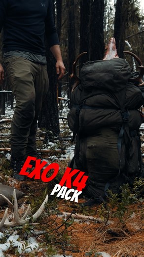 Packing out a Whitetail Deer with the Exo K4 7200 Pack #hunting #load #2025