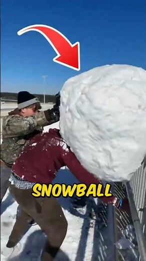 👉 They Dropped a Giant Snowball Into a River… Then THIS Happened 😳