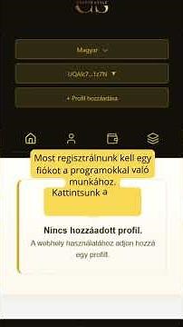 Regisztráció a Crypto Style-ra magyarul (telefon)