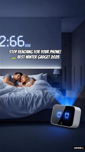 The Coolest Way to Check Time! ⏰ Ceiling Projection Alarm Clock